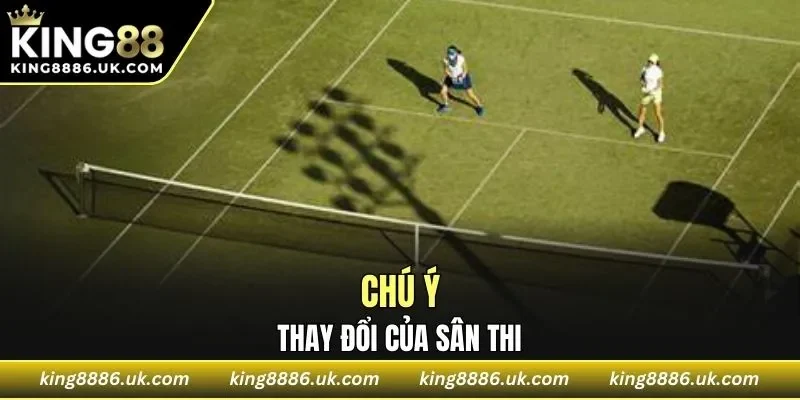 Lưu ý về địa hình sân thi